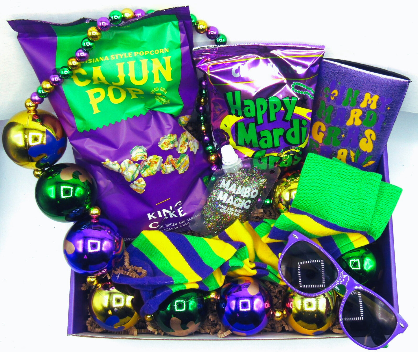 “Let the Good Times Roll” Mardi Gras Gift Box 🎉