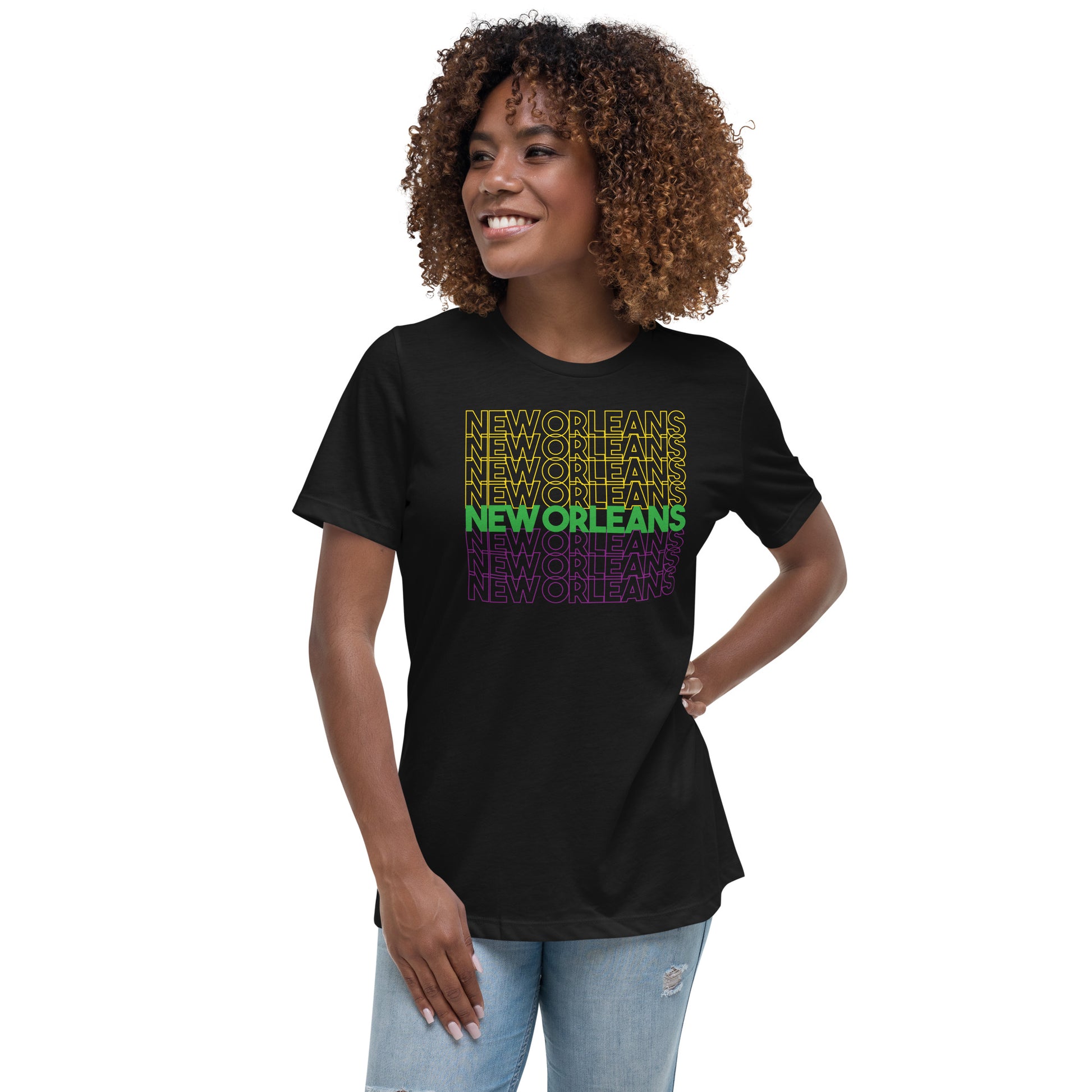 Women's Mardi Gras New Orleans T-Shirt - Box Of Care